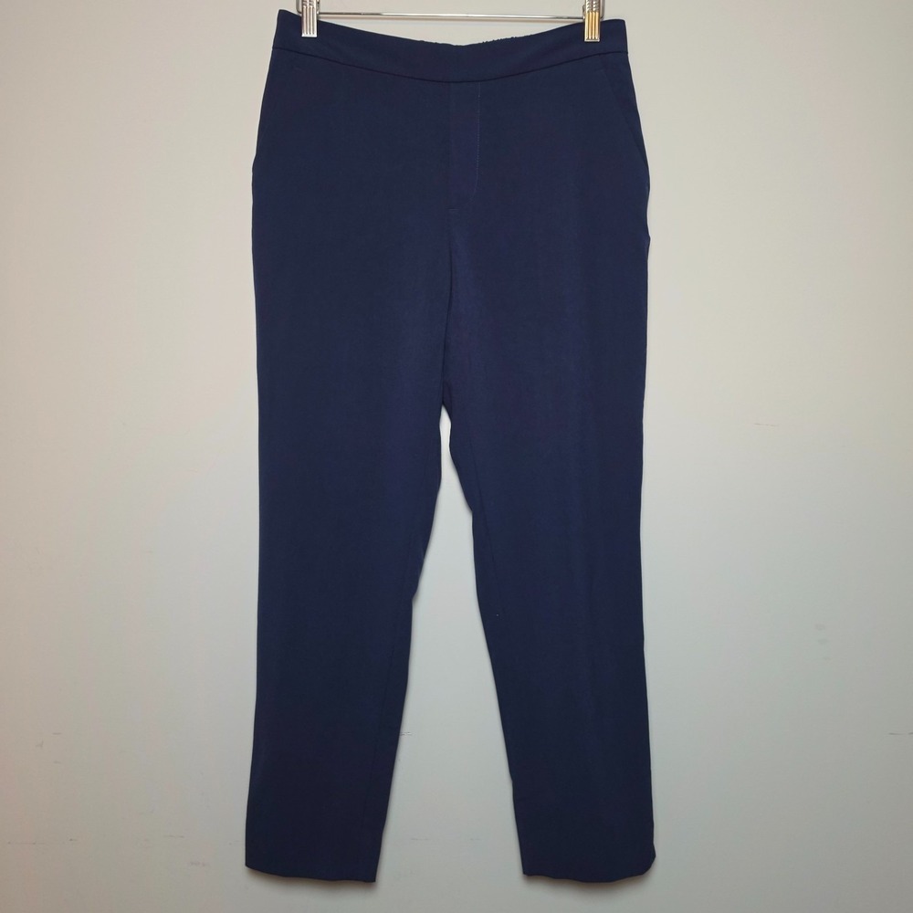 Banana Republic Tapered Leg High Rise Navy Blue Trousers Size Medium